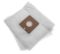 vhbw 5x Sacs compatible avec Dirt Devil M7098-1 Fantasy, M7045 - Vito 5.0 aspirateur - microfibres non tissées, 24,7cm x 27cm blanc