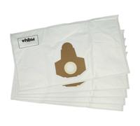 vhbw 5x Sacs compatible avec Einhell Inox 1450 WA, TH-VC 1820 S, BT-VC 1250 S aspirateur - microfibre non tissée, 58cm x 31,5cm blanc