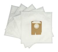 vhbw 5x Sacs compatible avec Hoover TFV2018 011, TFV2125 011, TFV2020 013 aspirateur - microfibre non tissée, 27,6cm x 26,6cm blanc