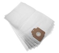 vhbw 5x sacs compatible avec Kärcher CV 3.000, CV 30/1, CV 30/1 Professional, CV 38/1 aspirateur - microfibres non tissées, 40,45cm x 25.6cm, blanc