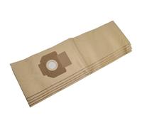 vhbw 5x Sacs compatible avec Kärcher NT 48/1, 82/1, 70/3, NT 72/2, 65/2 aspirateur - papier, 84cm x 20cm marron