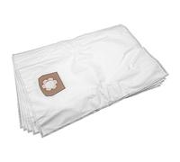 vhbw 5x Sacs compatible avec Kärcher NT 65/2 Eco Tc, NT 65/2 Eco Me Tc aspirateur - microfibres non tissées, volume de 30l, 33cm x 27cm, blanc