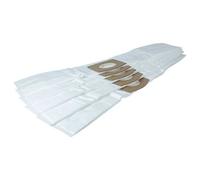 vhbw 5x Sacs compatible avec Kärcher WD 1 Compact Battery, WD 1 Compact Battery Set aspirateur - 55cm x 11cm blanc