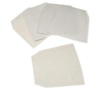 vhbw 5x sacs compatible avec Makita BCL140, BCL140Z, BCL180, BCL180Z, BCL180ZW, CD100DZX, CL060, CL070 aspirateur - microfibres non tissées, blanc