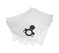 vhbw 5x Sacs compatible avec Nilfisk Aero 21-21 PC, 21-21 PC Inox, 25-11, 25-21 aspirateur - microfibres non tissées, 32cm x 23cm blanc
