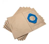 vhbw 5x Sacs compatible avec Nilfisk GS 90, GS 90 C, GS 90 P, GST aspirateur - papier, 31,3cm x 23,3cm, marron