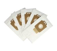 vhbw 5x Sacs compatible avec Nilfisk Select Classic, Select Comfort, Select Comfort Parquet, Select Superior aspirateur - microfibres non tissées, 27cm x 15cm blanc