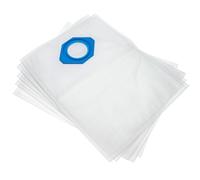 vhbw 5x Sacs compatible avec Nilfisk STANDARD90, STANDARD1010, TOPPY, TOP1 aspirateur - microfibre non tissée, 37,8cm x 29,8cm blanc