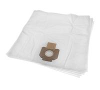 vhbw 5x sacs compatible avec Nilfisk VL 500-35 aspirateur - microfibres non tissées, 64cm x 58cm, blanc
