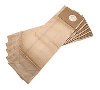 vhbw 5x Sacs compatible avec Nilfisk VU 100, VU 500 12, VU 500 15 aspirateur - papier, 40,9cm x 12,9cm marron