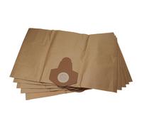 vhbw 5x Sacs compatible avec Parkside PNTS 30/8, PNTS 30/9, PNTS 35/5, PWD 30 A1 aspirateur - papier, 38,5cm x 26cm marron