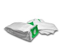 vhbw 5x Sacs compatible avec Sebo Airbelt K1 Hunter, K1 Komfort, K1 Lemon, K1 Onyx aspirateur - microfibres non tissées, 29cm x 14cm, blanc