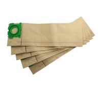 vhbw 5x Sacs compatible avec Sebo Airbelt K3 ECO Comfort, K3 Premium, K3 Vulcano aspirateur - papier, 41,1cm x 13,2cm marron