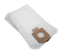 vhbw 5x Sacs compatible avec Sprintus T11, T11 EVO aspirateur - microfibres non tissées, 40,8cm x 22,8cm, blanc