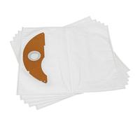 vhbw 5x Sacs compatible avec Starmix eCRAFT APL-1422, PL-1422, 1422 aspirateur - microfibre non tissée, 49cm x 42cm blanc