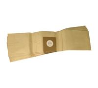 vhbw 5x Sacs compatible avec Taski Go aspirateur - papier filtre, 63cm x 15cm marron