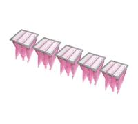 vhbw 5x Sacs filtrants pour divers système de climatisation et ventilation