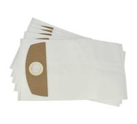 vhbw 5x Sacs remplacement pour Flex 487.287 pour aspirateur - microfibre non tissée, 36cm x 20cm blanc