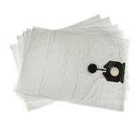 vhbw 5x Sacs remplacement pour Kärcher 2.889-154.0 pour aspirateur - microfibre non tissée, 64cm x 44,5cm blanc