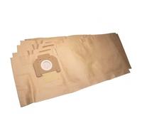 vhbw 5x Sacs remplacement pour Nilfisk Alto 302000449, 302004000 pour aspirateur - papier, 66cm x 27,8cm, marron