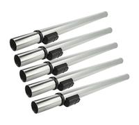 vhbw 5x Tube d'aspirateur compatible avec Nilfisk VP/GD 930, VP100 aspirateur - raccord 32 mm, 60 - 94 cm, noir / argenté, aluminium / plastique