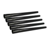 vhbw 5x Tube d'aspirateur universale compatible avec Bosch UniversalVac 15, EasyVac 3, AdvancedVac 20 aspirateur - raccord 35 mm, 50 cm, noir