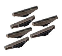 vhbw 6x bloc de lames compatible avec Eltron 4000, 4810 (48.0, 48.1, 48.3), 4830 (48.0, 48.1, 48.3) rasoir, noir / argenté