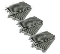 vhbw 6X Brosse Compatible avec Zodiac Vortex 3, 4, 2 Robot aspirateur de Piscine - en PVC, 21 x 12,5 x 2,4 cm