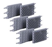 vhbw 6X Brosse Compatible avec Zodiac Vortex Serie Robot aspirateur de Piscine - en Caoutchouc, 23,9 x 12,8 x 4 cm