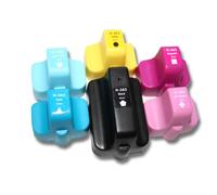 vhbw 6X Cartouches Compatible pour HP Photosmart 8238, 8250 imprimante - Set Cyan, Magenta, Jaune, Noir, Magenta Clair, Cyan Clair