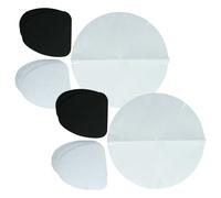 vhbw 6x filtre à charbon actif, 6x filtre à graisses, 6x filtre papier remplacement pour DeLonghi 5525112800 pour friteuse - 18 filtres