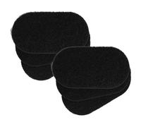 vhbw 6x Filtre à charbon actif compatible avec Seb Simply Invents Friteuse - 6,5 x 9,1 x 0,9 cm