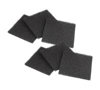 vhbw 6x Filtre à charbon actif remplacement pour Toolcraft 79-7202, 588546, 04064161095004 pour centrale d'aspiration - 12,6 x 12,5 cm