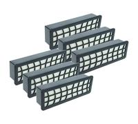 vhbw 6x filtre compatible avec Zelmer ZVC763HPRU(ZVC763HP), ZVC763HPUA/04, ZVC763HPUA(01)(ZVC763HP) aspirateur - filtre HEPA noir / blanc