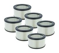 vhbw 6x filtre plissé compatible avec Dicogar 1200W aspirateur à cendres