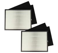 vhbw 6x Filtre remplacement pour Rowenta XD6040F0, H10 pour purificateur d'air - filtre à charbon actif, filtre HEPA