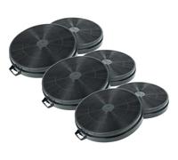 vhbw 6x Filtres à charbon actif compatible avec Whirlpool AKR 563, AKR 590, AKRR 638, AKRR 906, AKR 551 JA, AKR 551 NA hotte aspirante - 20,2 cm