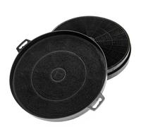vhbw 6x Filtres à charbon actif compatible avec Whirlpool CPUN 900 IXP 650, KFLATKAPPAR 900, KLF 1500 DX, EBCLR hotte aspirante - 20,2 cm