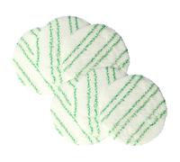 vhbw 6x Pads de polissage compatible avec Kärcher FP 303 aspiro-cireuse - Set de polissage pour laminé vert / blanc
