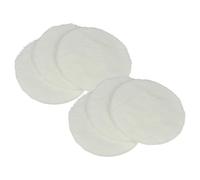 vhbw 6x Pads de polissage remplacement pour Kärcher 2.863-196.0 pour aspiro-cireuse - Set de polissage pour parquet blanc