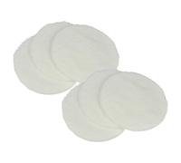 vhbw 6x Pads de polissage remplacement pour Kärcher 2.863-196.0 pour aspiro-cireuse - Set de polissage pour parquet blanc