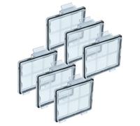 vhbw 6x Préfiltres compatible avec iRobot Roomba 104 Combo, 105 Combo, 104 Vac, 105 Vac aspirateur robot - Filtre de rechange
