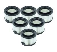vhbw 6x Préfiltres compatible avec Levoit Vortex IQ 40-RF, LSV-VF401P-AEU, IQ 40, IQ 40 Flex aspirateur - Filtre de rechange