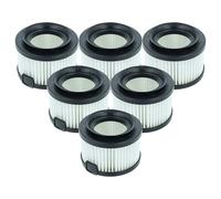 vhbw 6x Préfiltres compatible avec Levoit Vortex IQ 40-RF, LSV-VF401P-AEU, IQ 40, IQ 40 Flex aspirateur - Filtre de rechange