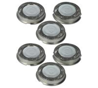 vhbw 6x Têtes de rasoir de remplacement compatible avec Philips HQ3405, HQ342, HQ322, HQ33, HQ30, HQ300, HQ32, HQ320, HQ302, HQ304 rasoir électrique