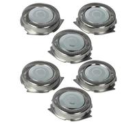 vhbw 6x Têtes de rasoir de remplacement compatible avec Philips HQ6405, HQ6415, H802, H803, HQ6423, HQ135, HQ136, HQ130 rasoir électrique, argenté