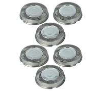 vhbw 6x Têtes de rasoir de remplacement compatible avec Philips HS550 | HS555, HS708, HS925, HS655, HS660, HS545 rasoir électrique, argenté