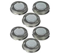 vhbw 6x Têtes de rasoir de remplacement compatible avec Philips HS702 | HQ3865, HQ3870, HQ382, HQ3825, HQ3830, HQ3850, HQ386, HQ384, HQ3845 rasoir électrique, argenté