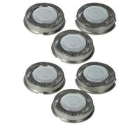 vhbw 6x Têtes de rasoir de remplacement compatible avec Philips HS830, HS950, HS860, HS875, HS840, HS850, HS900, HS945, HS895, HS896, HS925 rasoir électrique, argenté