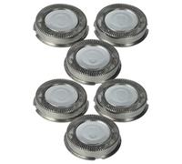 vhbw 6x Têtes de rasoir de remplacement compatible avec Philips HS920, HS930, HS890, HS915, HS970, HS985, HS965, HS885, HS99, HS990 rasoir électrique, argenté